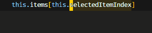 VS Code - Quick Select - Select inside square brackets 사용 예시